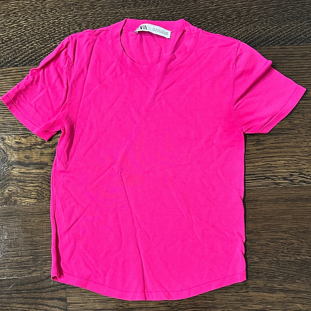 Zara knit tee